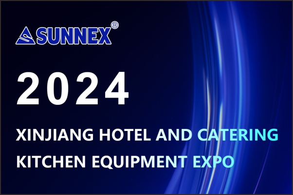 Den 2 v roce 2024 Xinjiang Hotel a Catering Kitchen Equipment Expo vidí prodejní tým Sunnex ve vysokém zařízení